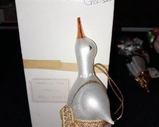 Soffieria De Carlini Duck Glass Ornament