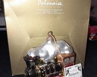 Train Polonaise By Kurt S. Adler Glass Ornament