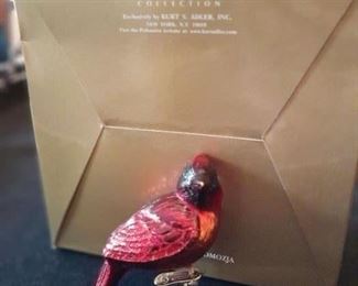 Bird Polonaise By Kurt S. Adler Glass Ornament