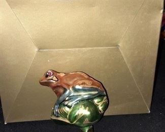 Frog Polonaise By Kurt S. Adler Glass Ornament