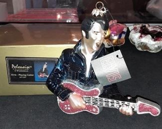 Elvis Presley Polonaise By Kurt S. Adler Glass Ornament