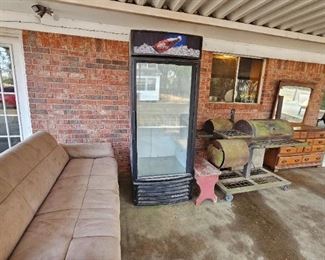 Suede Vinyl Futon Couch