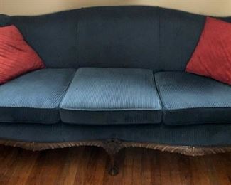 Victorian Furniture, blue sofa