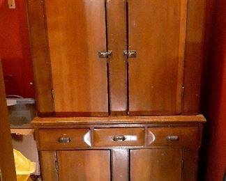 primitive pantry cabinet