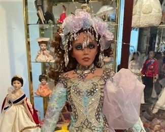 Stunning Doll in a Room of Dolls!