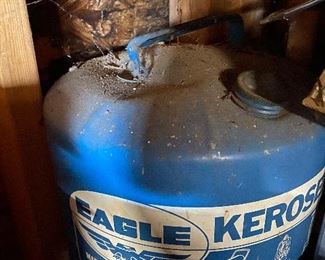 Vintage Eagle 5 Gallon Metal Kerosene Can