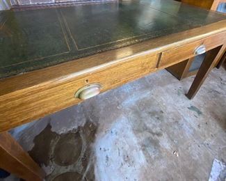 Gorgeous Vintage  Leather Inset Writing Desk