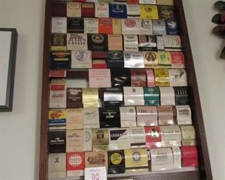 Vintage match collection