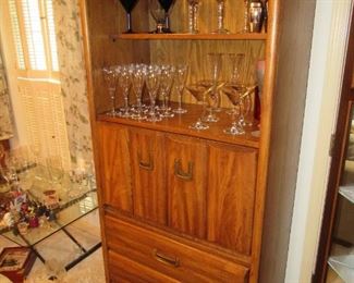 Oak bar with formica inside