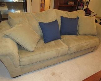 Micro-suede sleeper sofa