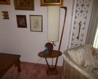 TEAK MID CENTURY MODERN LAMP