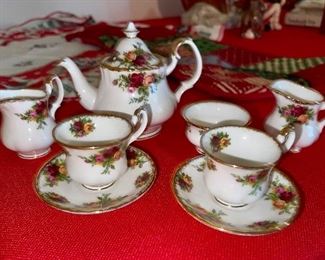 Royal Albert Miniature Tea Set 