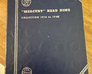 Mercury Head Dime Collection 1916-1945 missing 1 coin