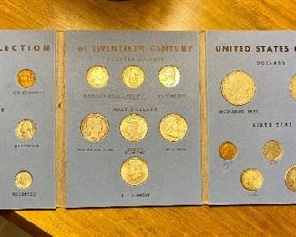 Coin Type Collection of 20th Century US Coins Complete