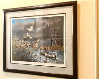 Signed and numbered "Moving Out" by Harold Roe