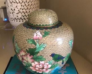 Cloisonne jar