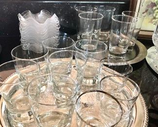 Large selection of barware