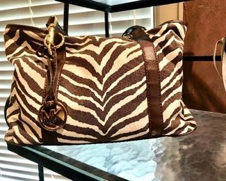 Michael Kors zebra print bag