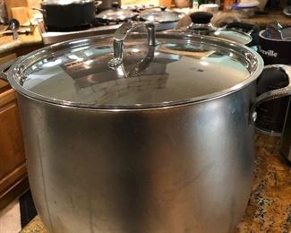 Large cooking pots