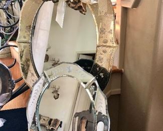 Decorative Venetian style mirrors