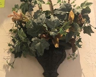 Wall hanging greenery