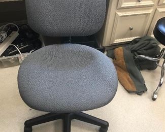 Grey office chair
