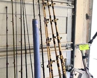 Deep sea rods and harpoon