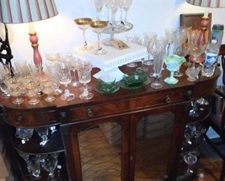 Mahogany buffet   & lamps are **SOLD**.