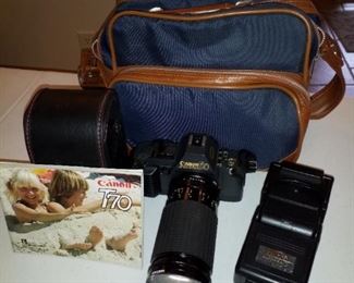 Canon T70 with a great lens, bag and original paperwork 