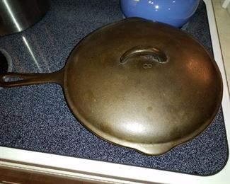 Cast iron pan with lid, 75.00 number 8
