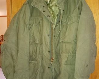 Military jacket with nice liner