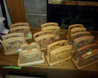 Handcrafted napkin holders