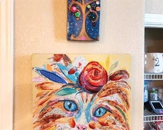 Lower painting has SOLD