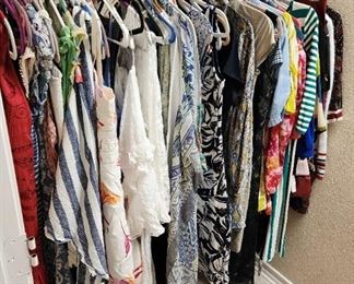 Many name brand clothing 0 -2- 4; Anthropologie, Ann Taylor, etc.