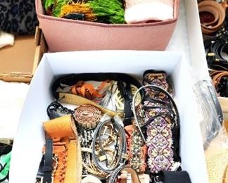 Scarves, belts, accessories