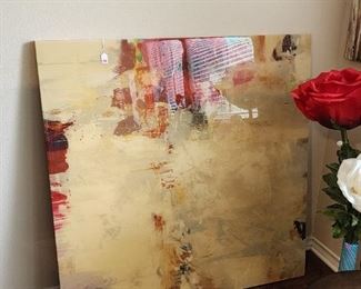 #GR8 - Buy It Now - $400.00
Z Gallerie Modern artwork 55" H x 54" W - Local Pickup Only