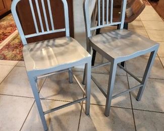 #K5 - Buy It Now - $150.00/Pair A pair of steel bar height stools 36" H x 16" W x 19" D Local Pickup Only