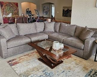 #D1 - Buy It Now - $2,500.00
Room and Board sectional sofa in very good condition 35" H x 102" W x 102" D Local Pickup Only