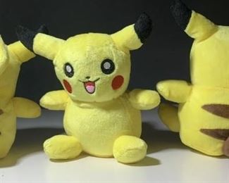 Pikachu stuffed animal brand new This cell is for the entire collection  cash only