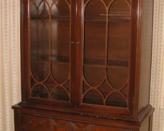 China cabinet, 3 handles need repair but are available
