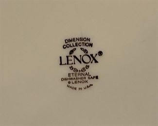 (74) LENOX "ETERNAL" BONE CHINA DINNER SERVICE
