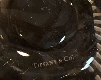 TIFFANY & CO ART DECO CRYSTAL GLASS BOWL
