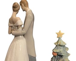 ASSORTED WEDDING & CHRISTMAS LLADRO PORCELAIN FIGURINE
