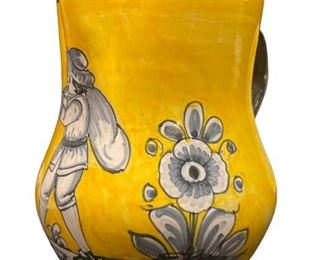 PUENTE POTTERY PITCHER AND TRAY
