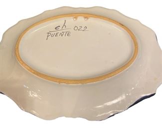 PUENTE POTTERY PITCHER AND TRAY
