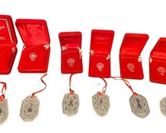 VINTAGE WATERFORD CRYSTAL CHRISTMAS ORNAMENTS
