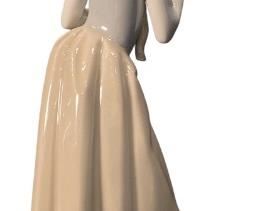 LLADRO MOTHER AND CHILD PORCELAIN FIGURINE
