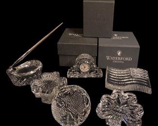 COLLECTION IRISH CRYSTAL ARTICLES WATERFORD, GALWAY, CAVAN
