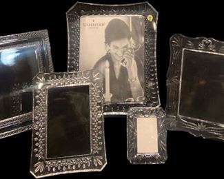 COLLECTION WATERFORD CRYSTAL PICTURE FRAMES
