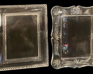 COLLECTION WATERFORD CRYSTAL PICTURE FRAMES
